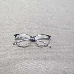 Scott Harris Europa Eyeglasses Frames Blue Tortoise Pattern 54-16-140
